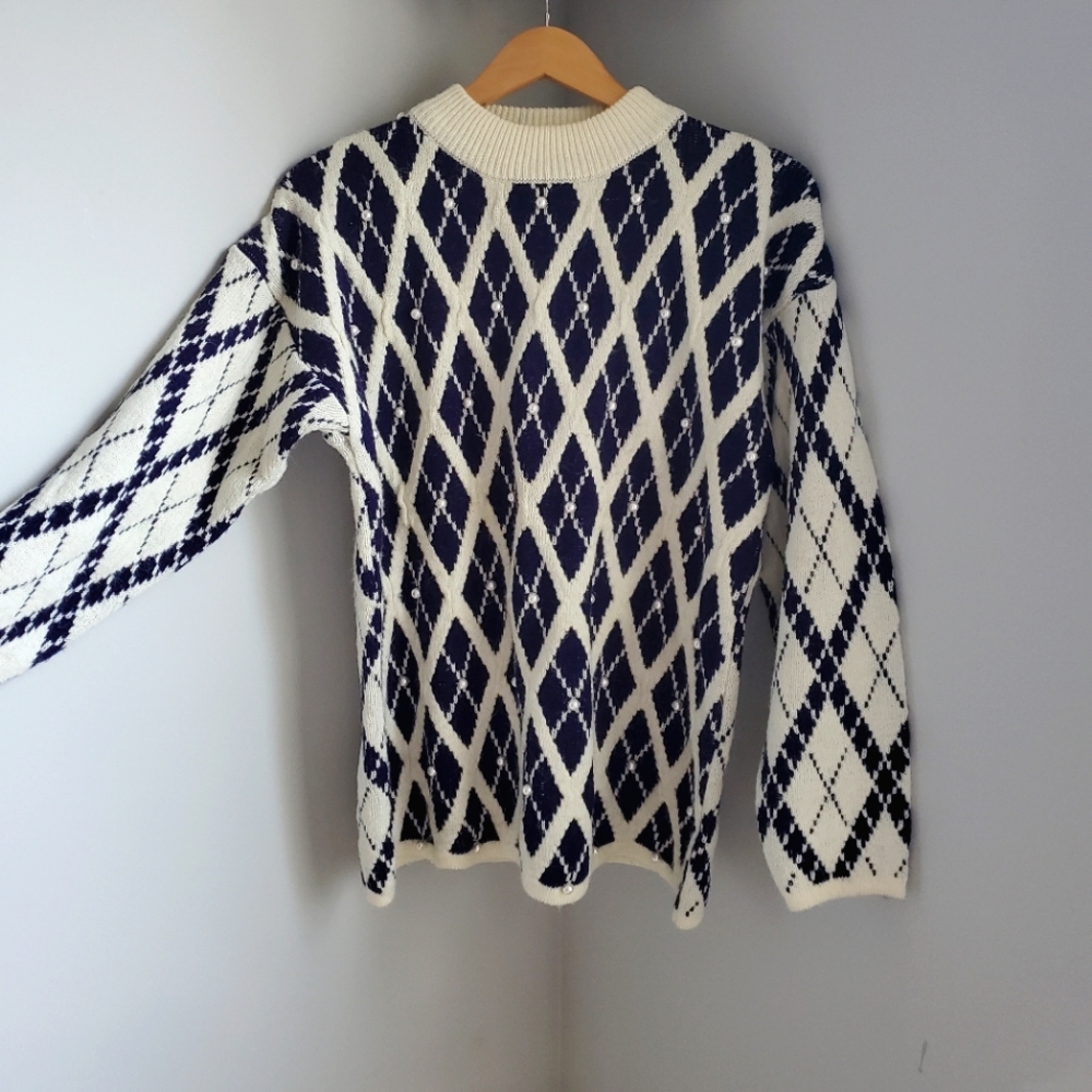 Vintage Kitty Hawk by Vivian Wang Beaded Sweater.